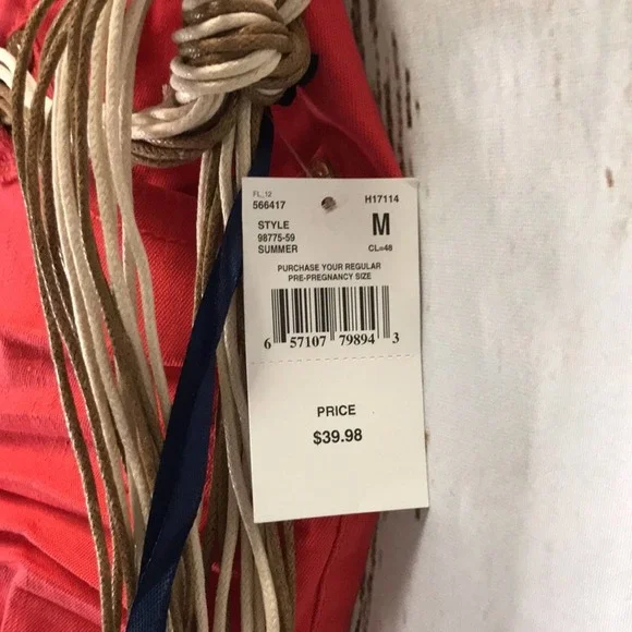 Wall Flower Orange Jean Maternity Shorts - Picture 3 of 4